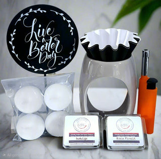 Kit calentador de cera | Fragancia limpia y elegante | RJW Candle Co.